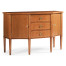 Windsor Crotch Walnut Breakfront Sideboard