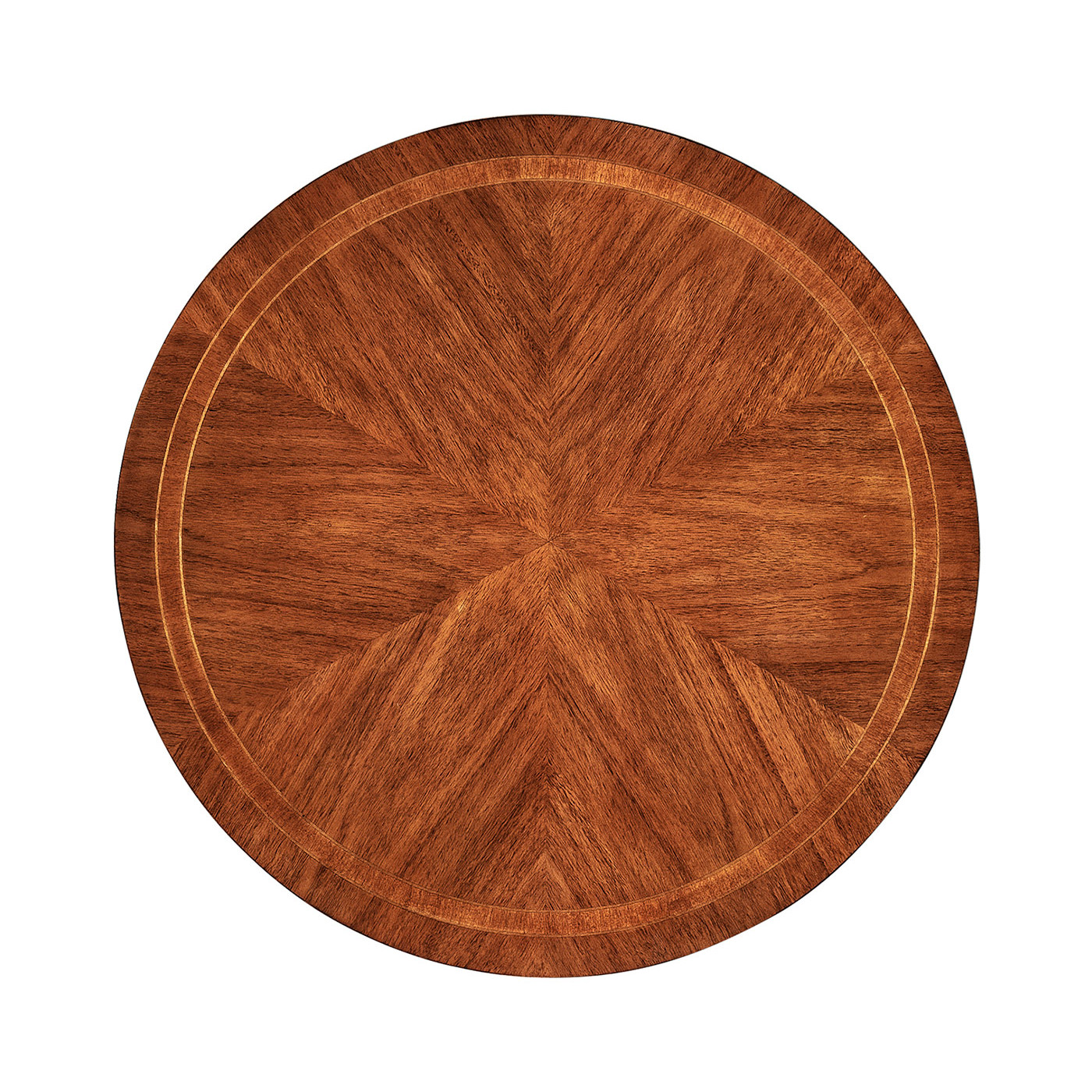 Medium Walnut Round Side Table 24