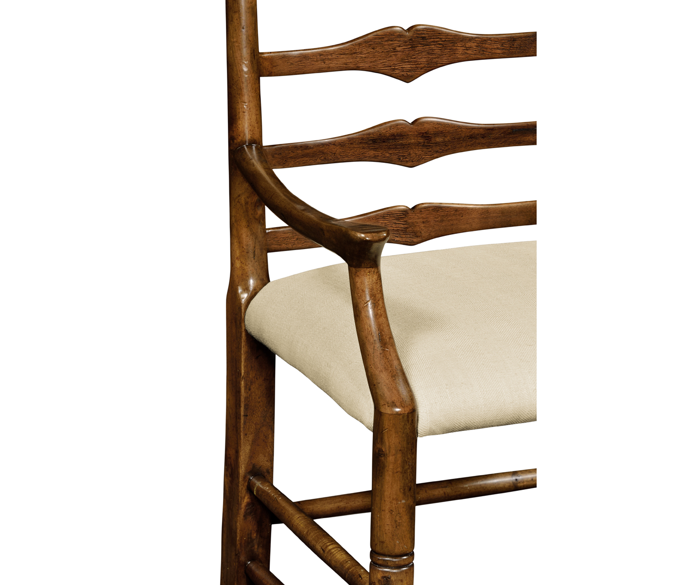 Casual Ladder Back Arm Chair