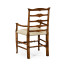 Casual Ladder Back Arm Chair