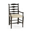 Casual Ladder Back Arm Chair