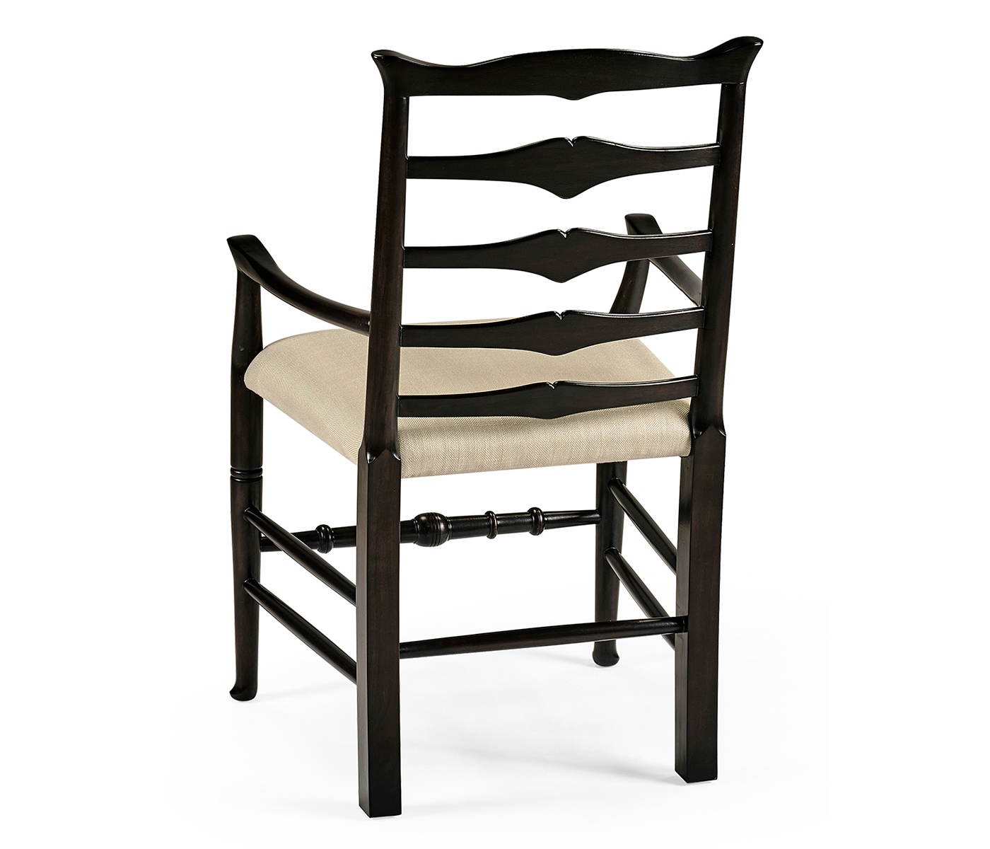 Casual Ladder Back Arm Chair
