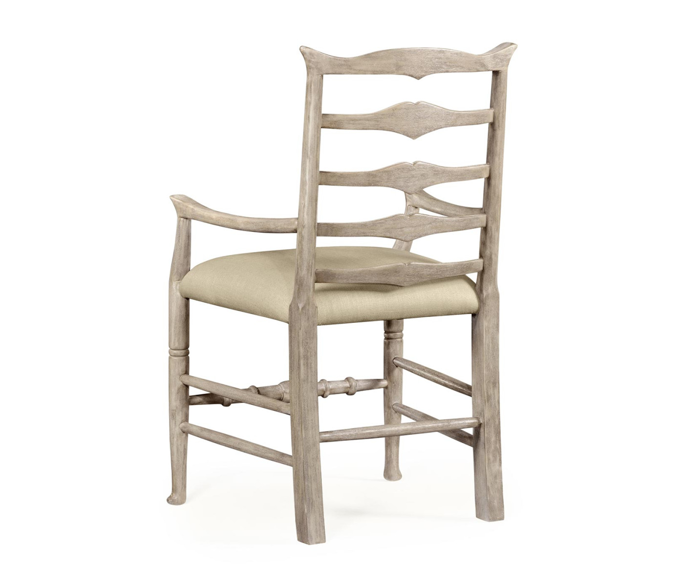 Casual Ladder Back Arm Chair