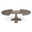 Circular Extending Dining Table in Antique Dark Grey 55