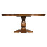 Circular Extending Dining Table in Country Walnut 55