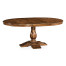 Circular Extending Dining Table in Country Walnut 55