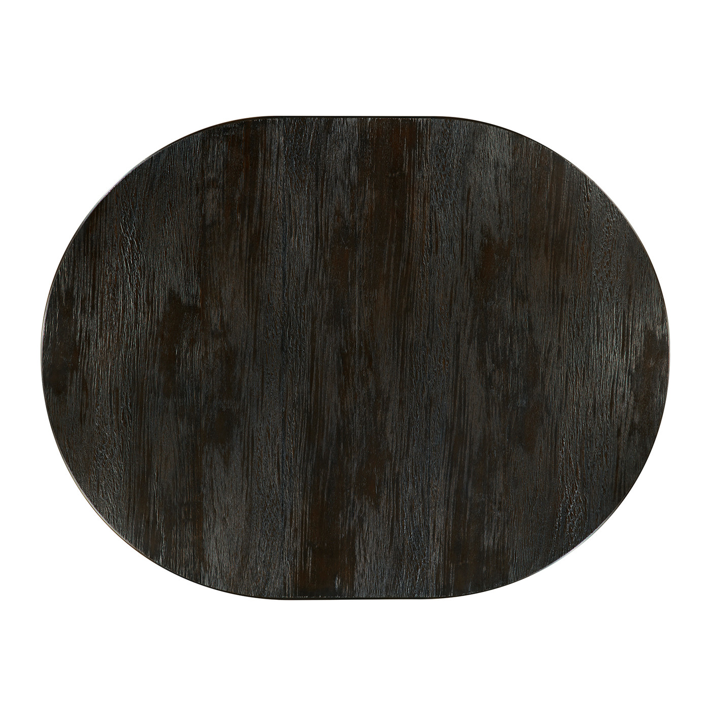 Circular Dark Ale Extending Dining Table 55