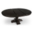 Circular Dark Ale Extending Dining Table 55