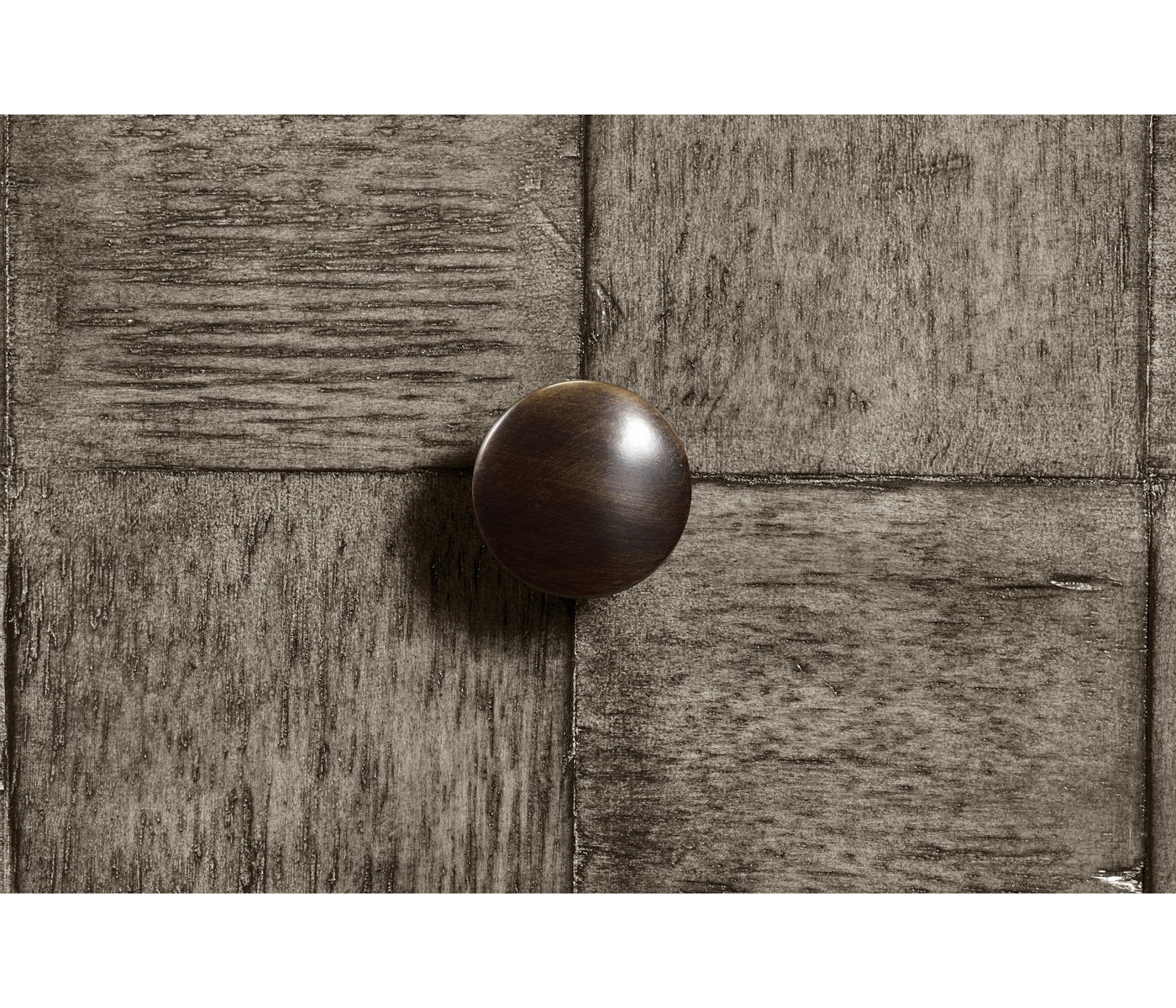 Antique Dark Grey Small Chest of Drawers