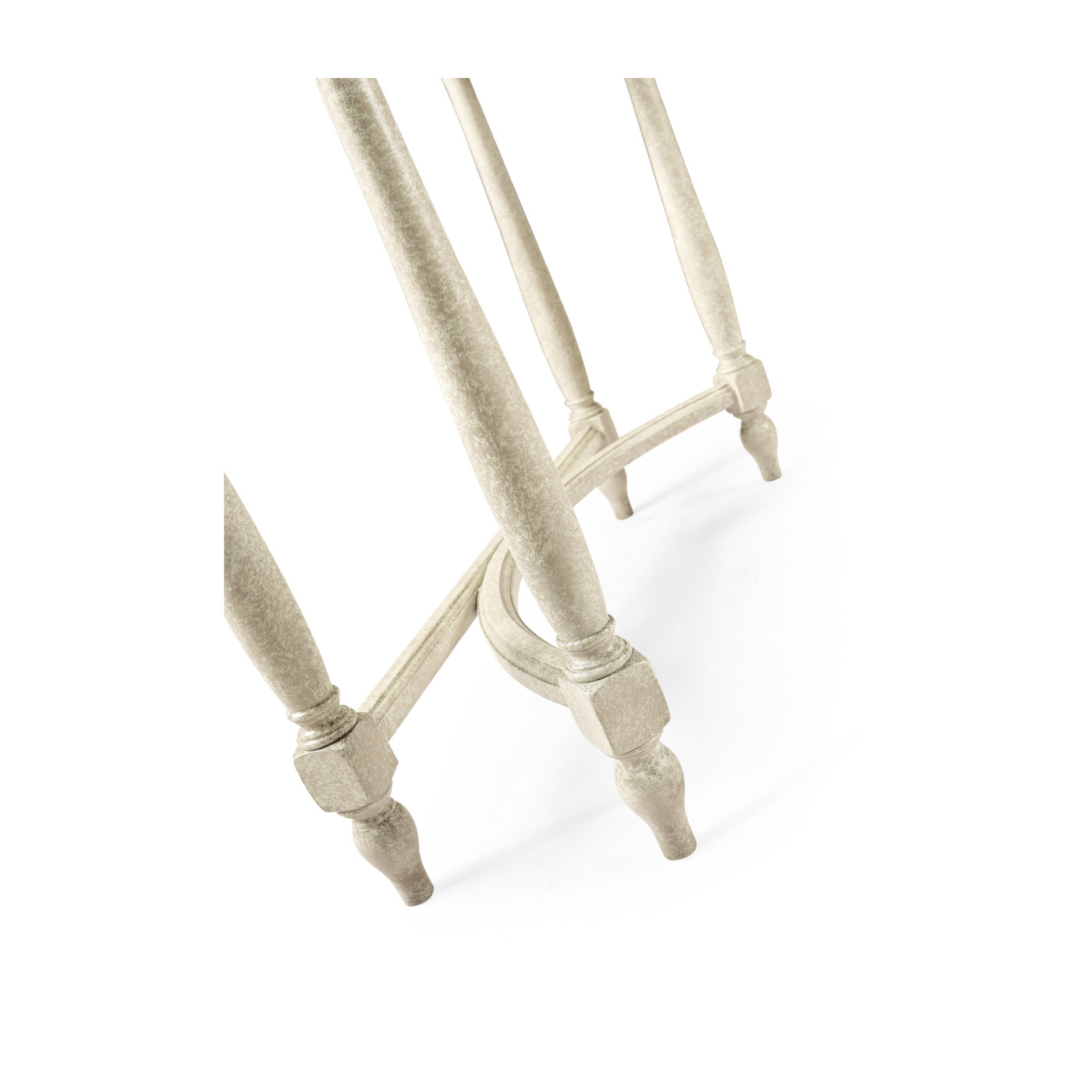 Whitewash Driftwood Small Console Table with Drawer