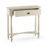 Whitewash Driftwood Small Console Table with Drawer