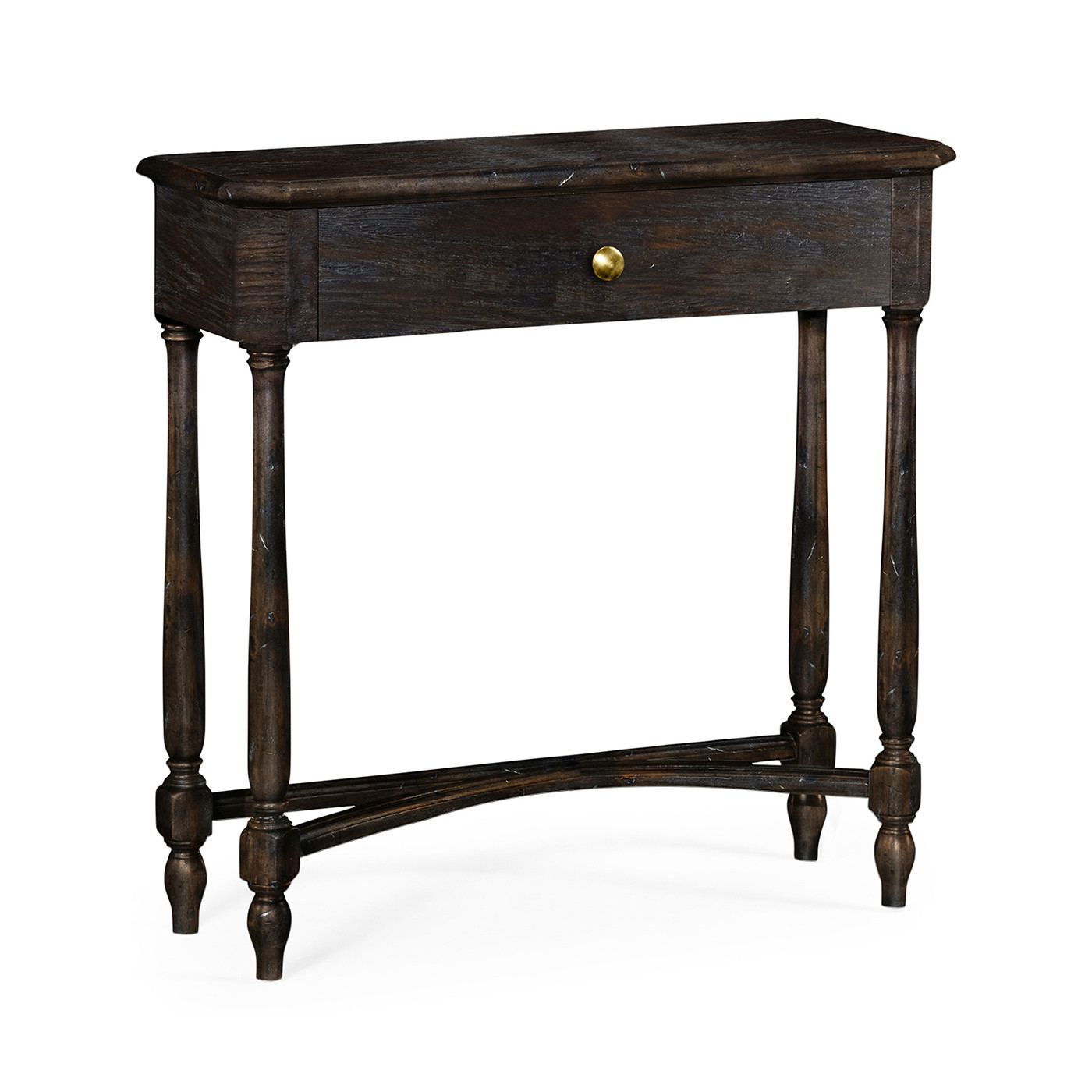 Dark Ale Small Console Table with Drawer