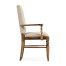 Casual Upholstered Dining Arm Chair