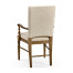 Casual Upholstered Dining Arm Chair