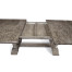Antique Dark Grey Rectangular Extending Dining Table 71