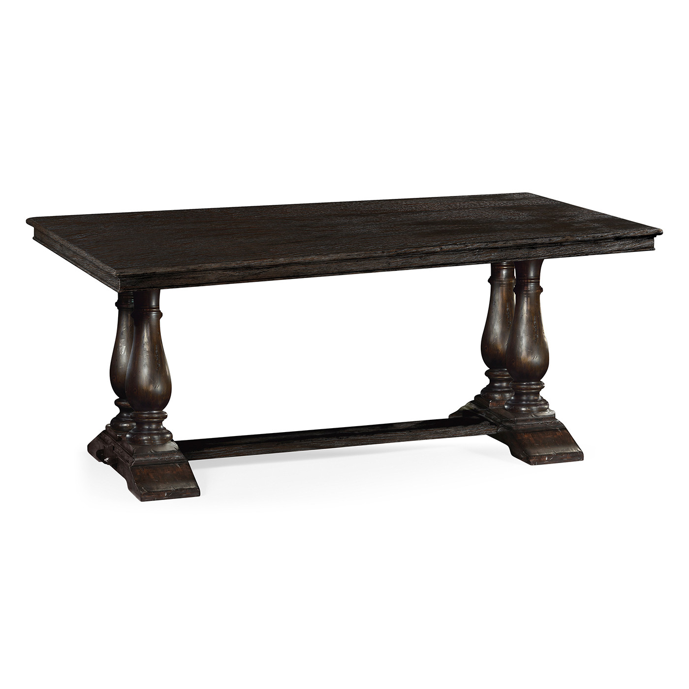 Dark Ale Rectangular Extending Dining Table 71