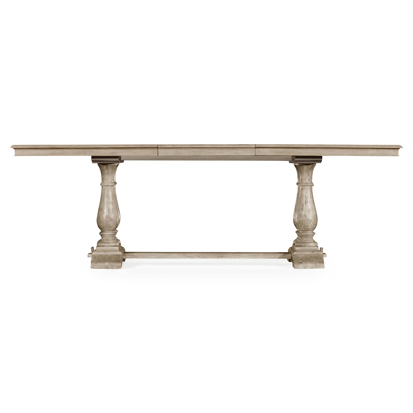 Rustic Grey Rectangular Extending Dining Table 71