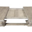 Rustic Grey Rectangular Extending Dining Table 71