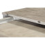Rustic Grey Rectangular Extending Dining Table 71
