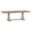Rustic Grey Rectangular Extending Dining Table 71