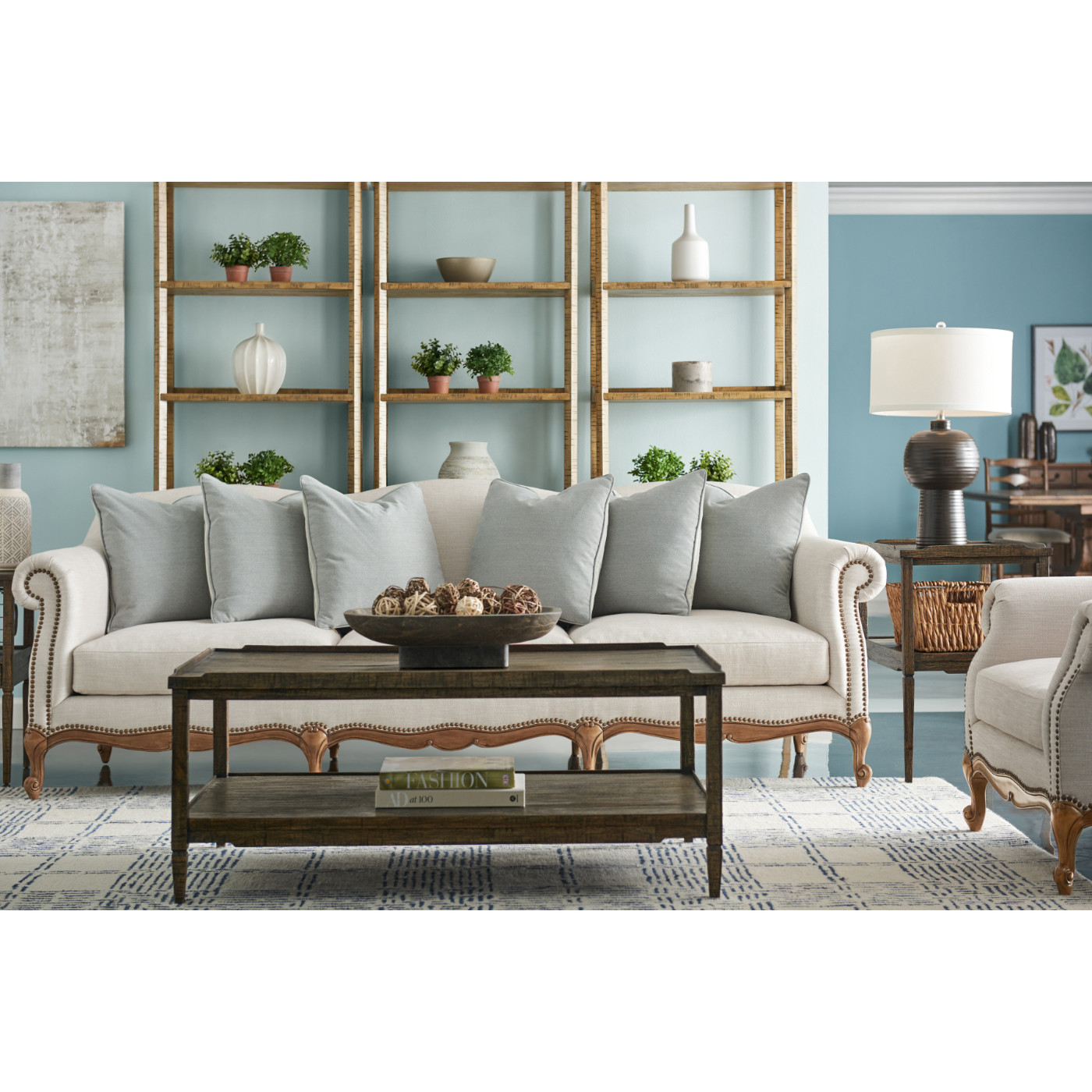 Casual Distressed Coffee Table