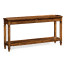 Console Table with Drawers in Country Walnut