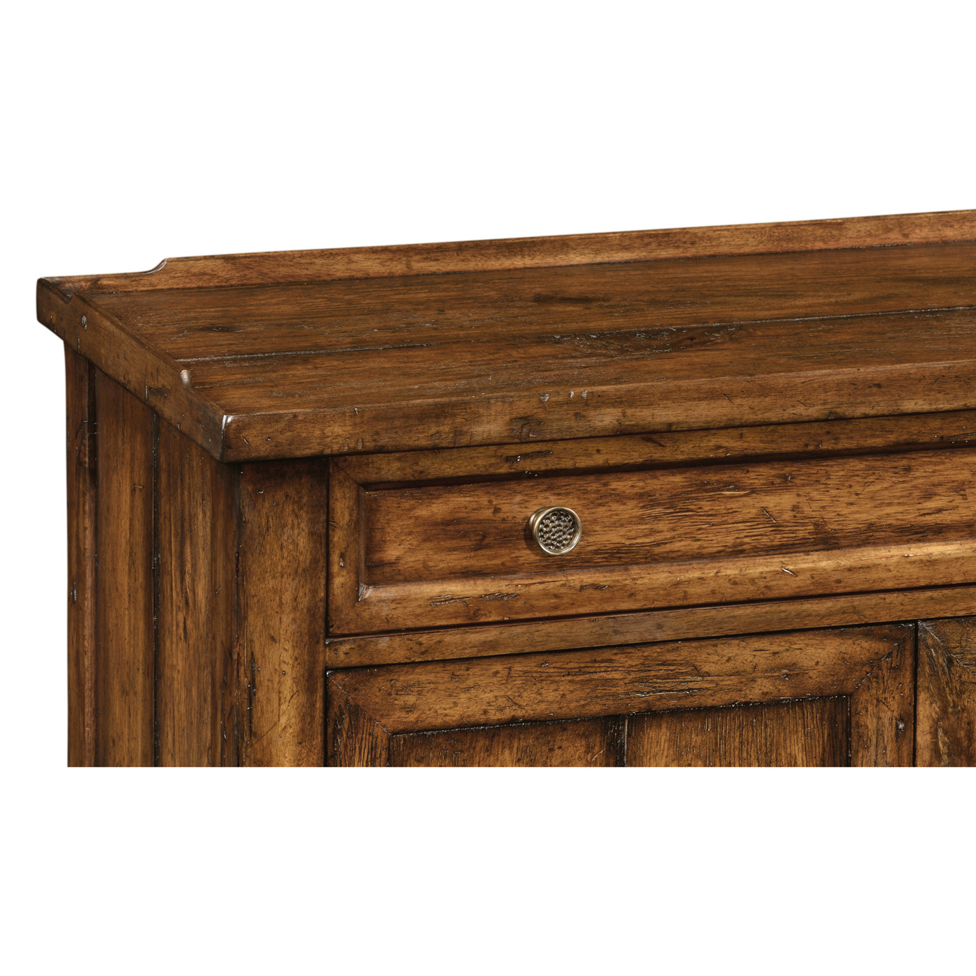 Casual Walnut Four Door Sideboard