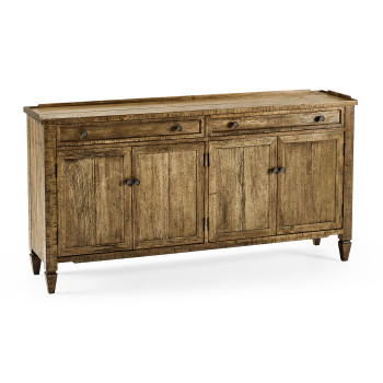 Casual Medium Driftwood Four Door Sideboard