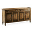 Casual Golden Ale Four Door Sideboard