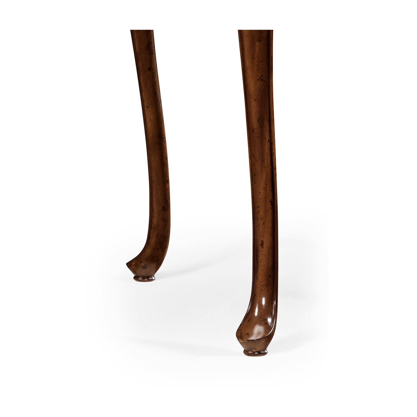 Square side table in antique mahogany