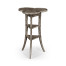 Trefoil Side Table in Antique Dark Grey