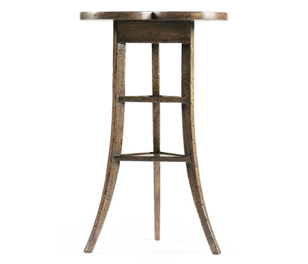 Trefoil Side Table in Medium Driftwood