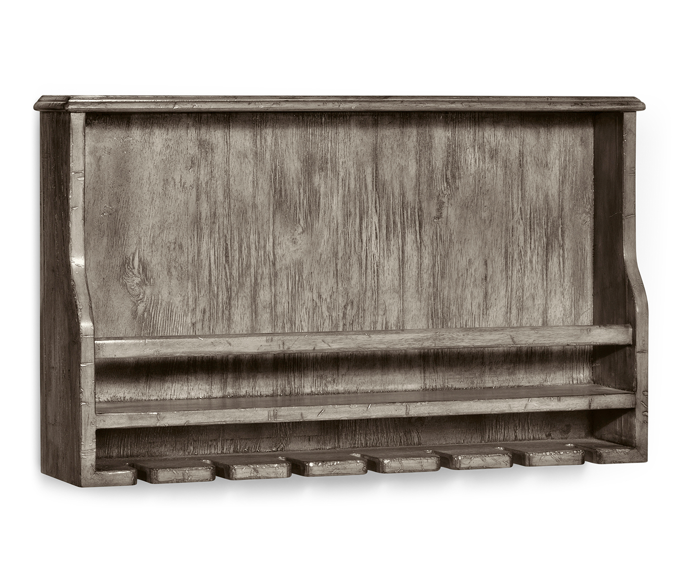 Wall Hanging Wine Rack in Antique Dark Grey