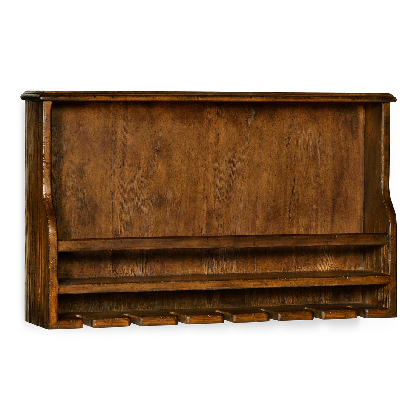 Wall Hanging Wine Rack in Country Walnut