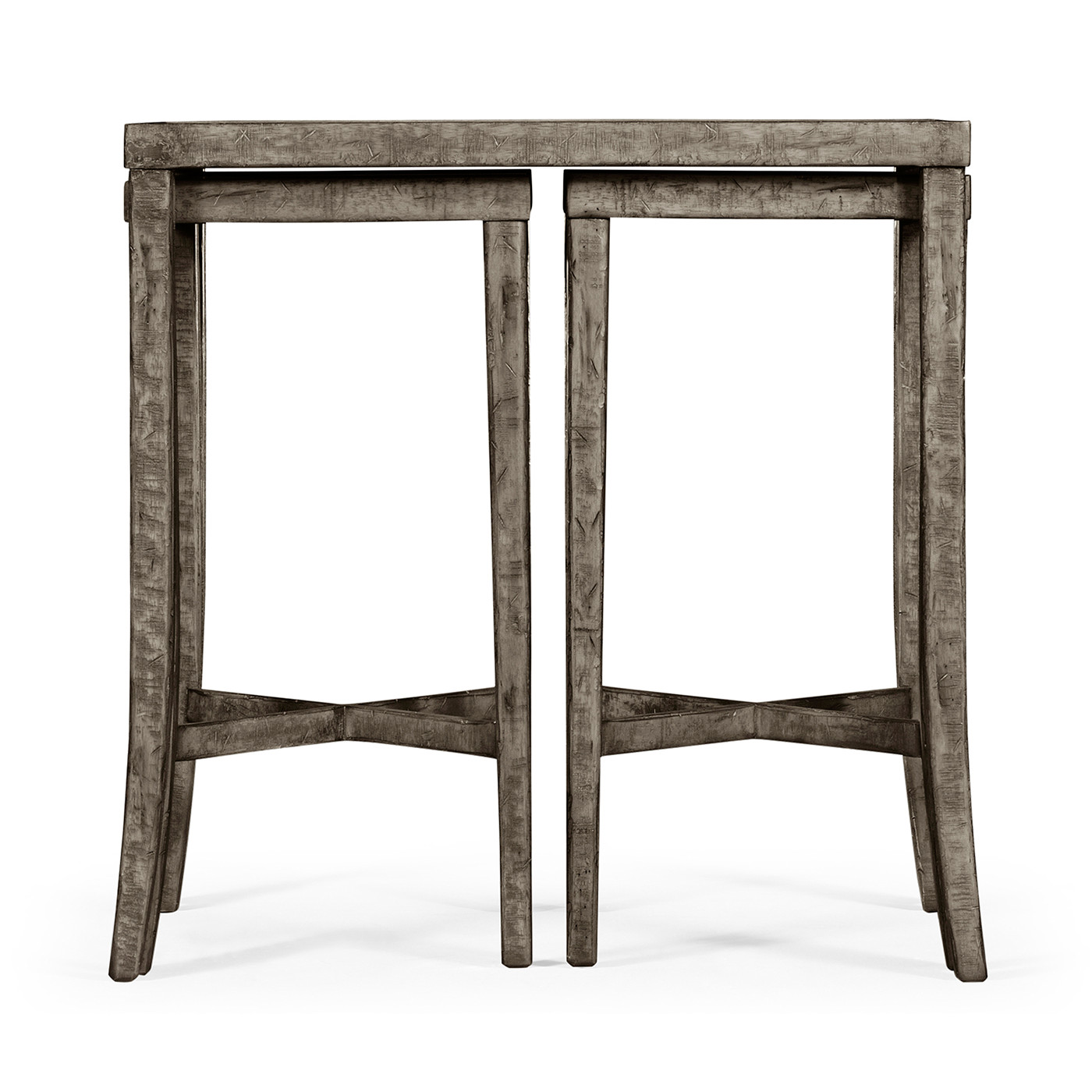 Nesting Cocktail Tables in Antique Dark Grey