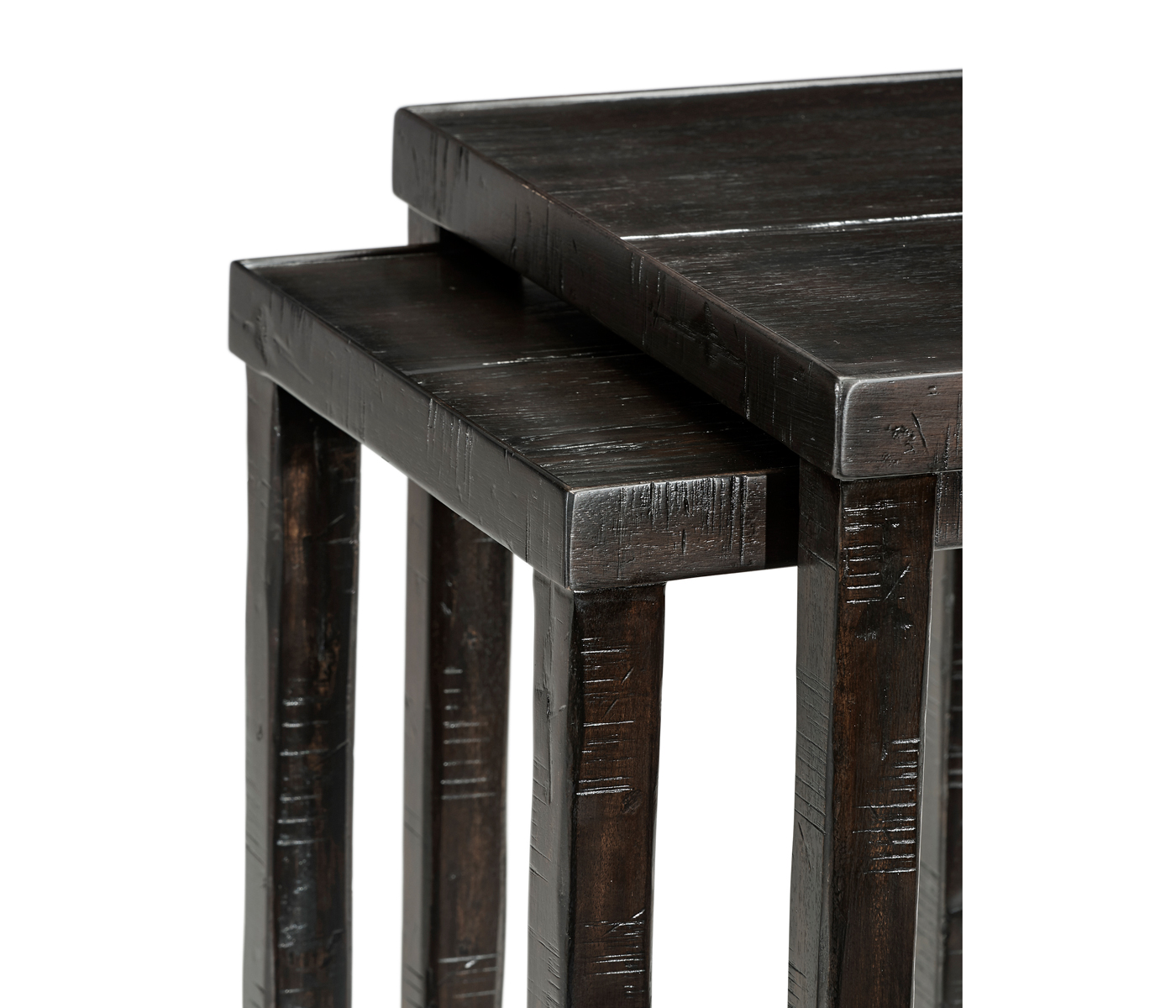 Nesting Cocktail Tables in Dark Ale