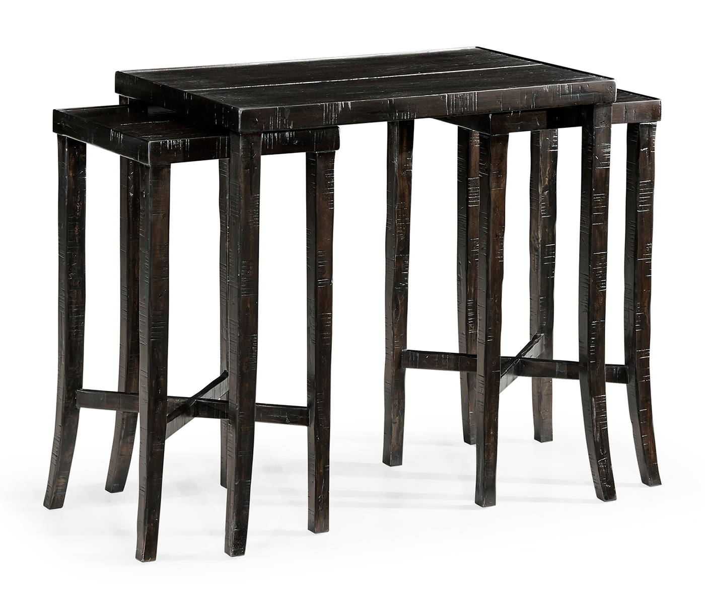 Nesting Cocktail Tables in Dark Ale