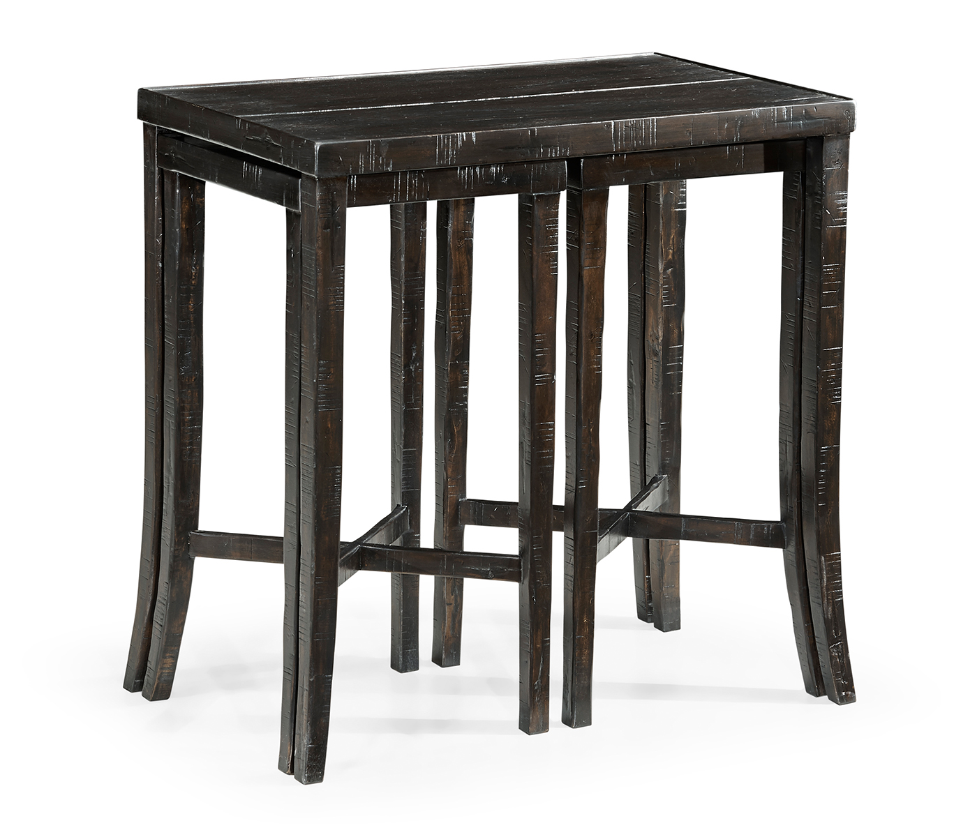 Nesting Cocktail Tables in Dark Ale