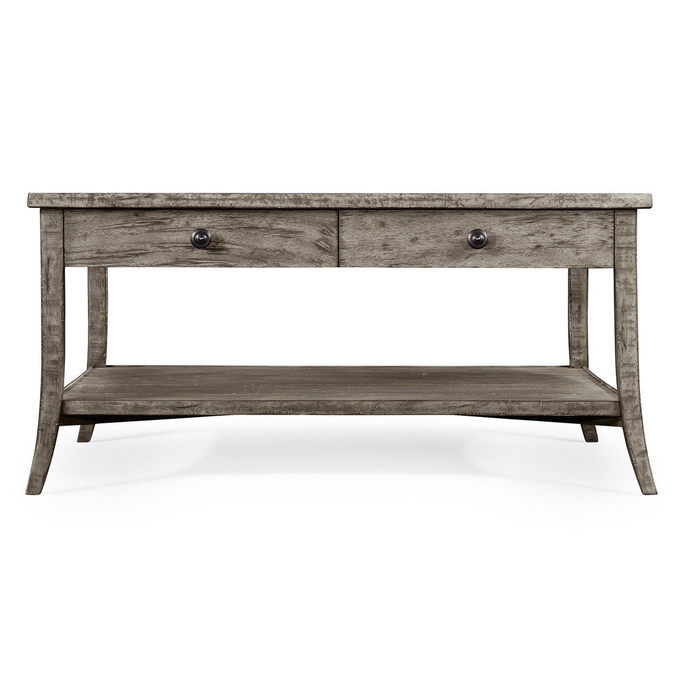 Square Coffee Table in Antique Dark Grey