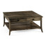 Square Coffee Table in Dark Driftwood