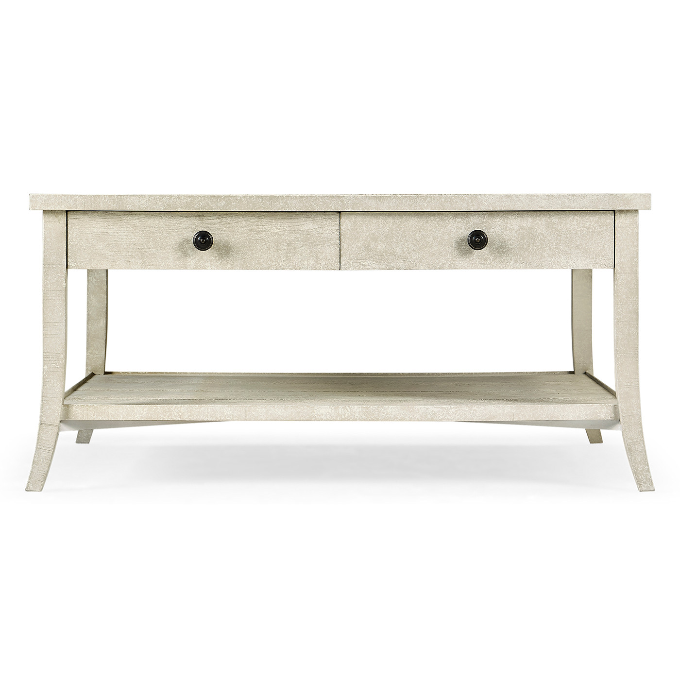Square Coffee Table in Whitewash Driftwood