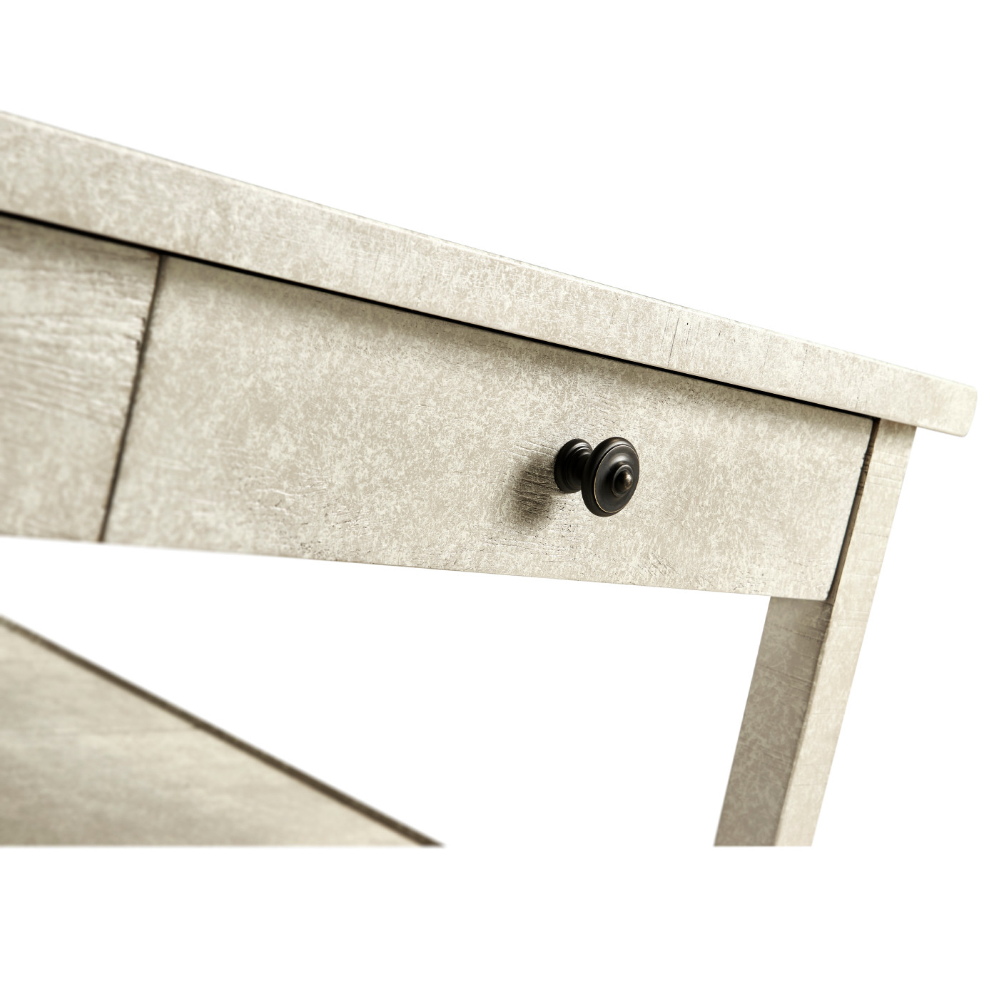 Square Coffee Table in Whitewash Driftwood