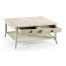 Square Coffee Table in Whitewash Driftwood