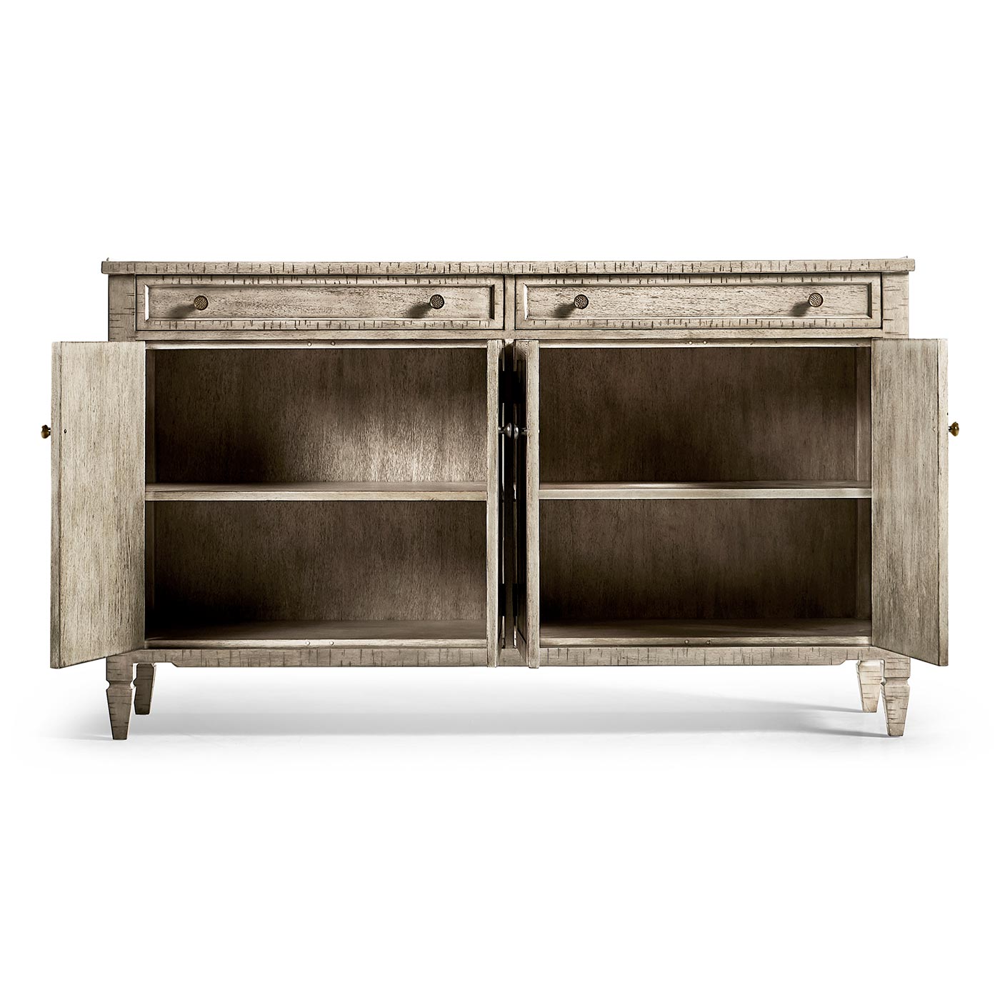 Four-Door Sideboard in Rustic Grey