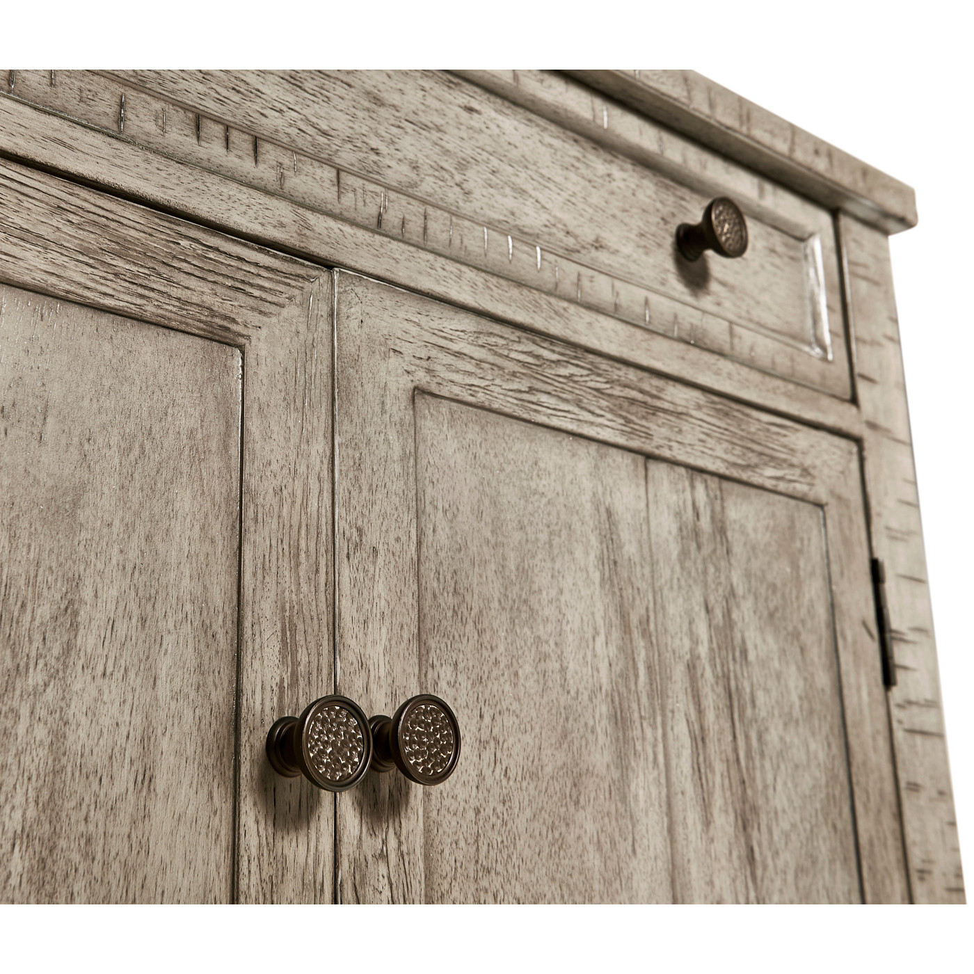Four-Door Sideboard in Rustic Grey