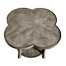 Quatrefoil Lamp Table in Antique Dark Grey
