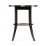 Quatrefoil Lamp Table in Dark Ale