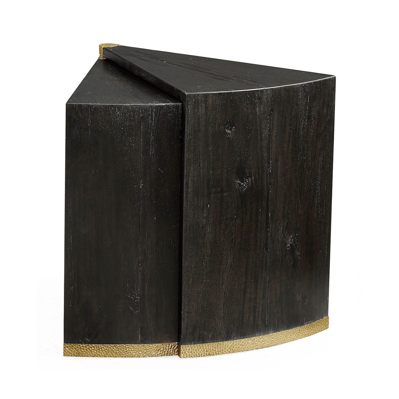Dark Ale Semicircular Retracting Side Table