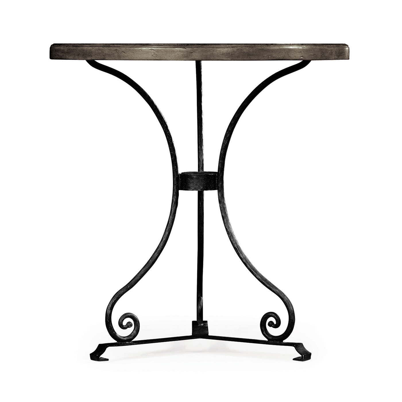 Antique Dark Grey Style Parquet Table