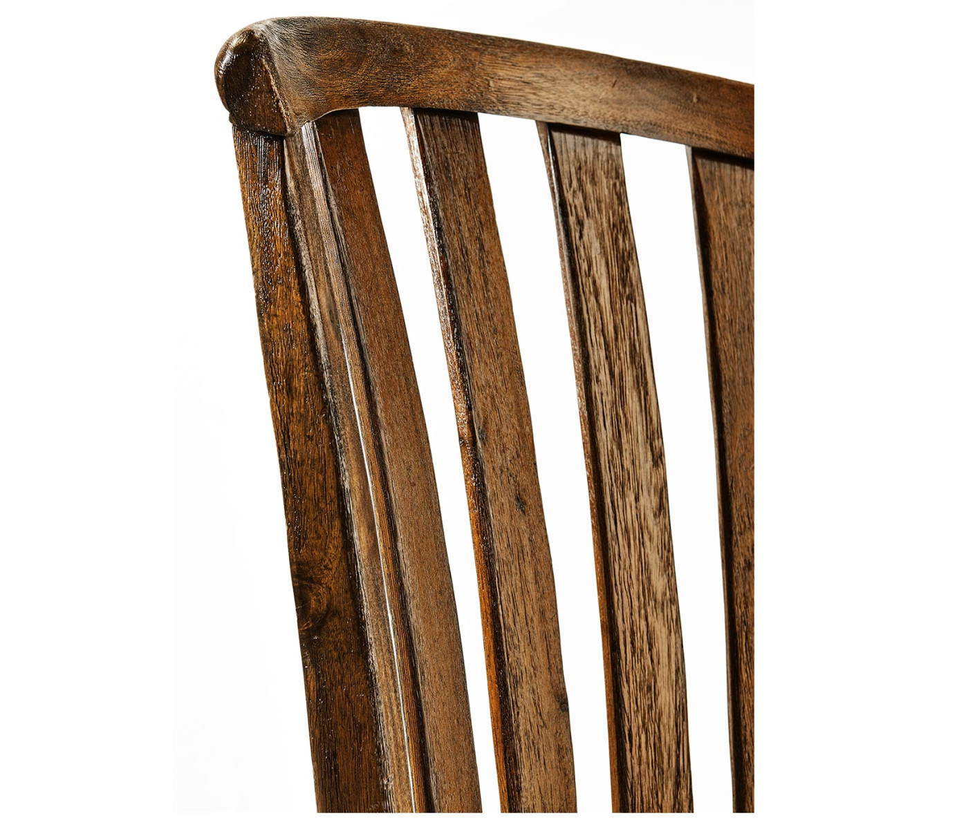 Casual Slat Upholstered Side Chair